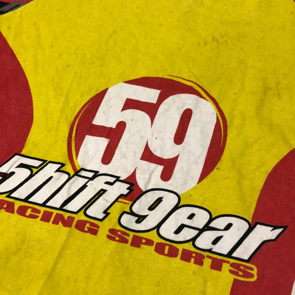 Vintage Distressed All Over Print Motocross Racing L/s Shirt Size X-Large - Beyond 94