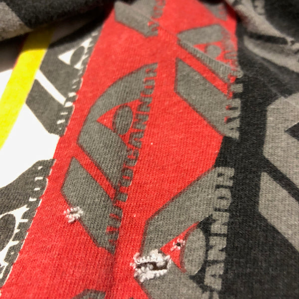 Vintage Distressed All Over Print Motocross Racing L/s Shirt Size X-Large - Beyond 94