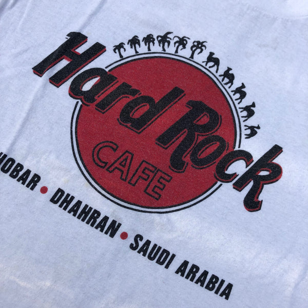 Vintage 80s Single Stitch Hard Rock Middle East Shirt Size X-Large - Beyond 94