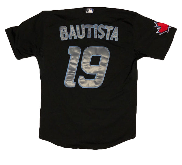 Toronto Blue Jays Jose Bautista Blackout Jersey Size XX-Large - Beyond 94