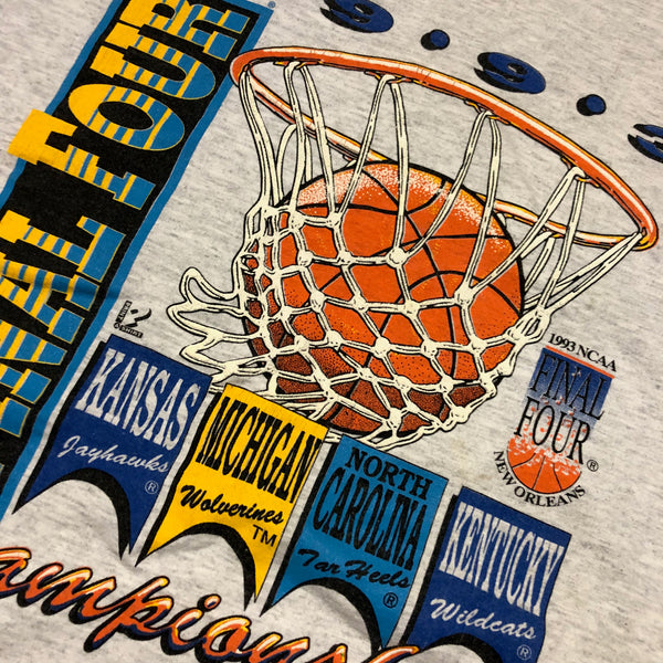 1993 Single Stitch March Madness Final Four Shirt Size X-Large - Beyond 94