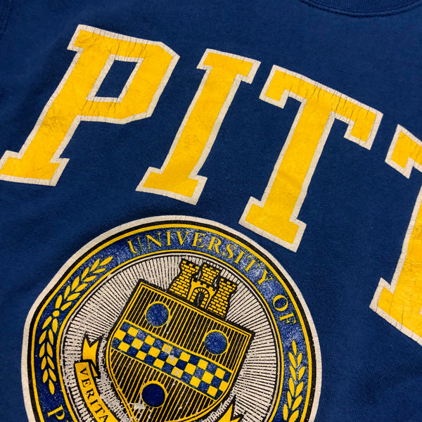 Vintage 90s Pitt University Sweatshirt Size X-Large - Beyond 94