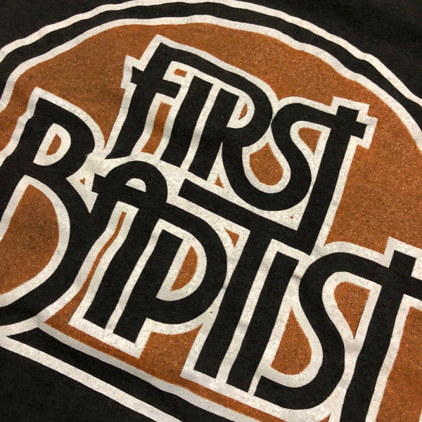 Vintage 80s Single Stitch First Baptist Christian Shirt Size Large - Beyond 94