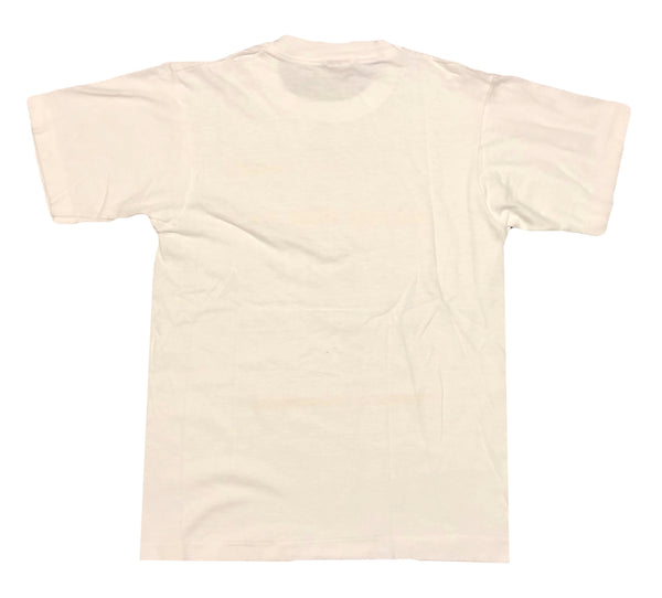 1991 Single Stitch Pittsburgh Penguins Shirt White Size Small
