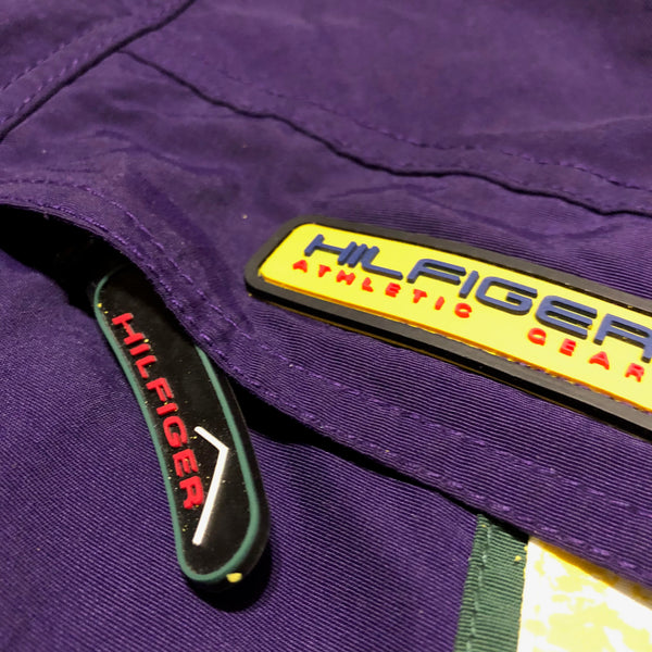 Vintage 90s Tommy Athletic 3M Jacket W/ Foldable Hood Size Medium - Beyond 94