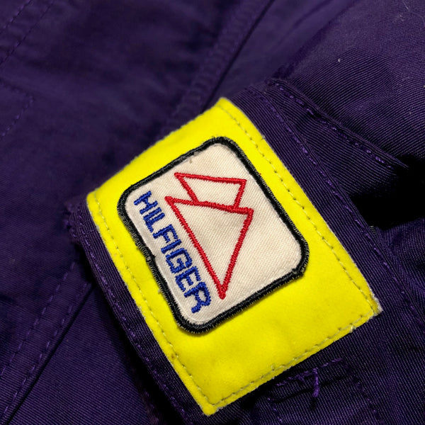 Vintage 90s Tommy Athletic 3M Jacket W/ Foldable Hood Size Medium - Beyond 94