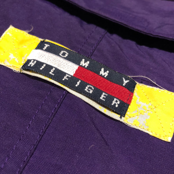 Vintage 90s Tommy Athletic 3M Jacket W/ Foldable Hood Size Medium - Beyond 94