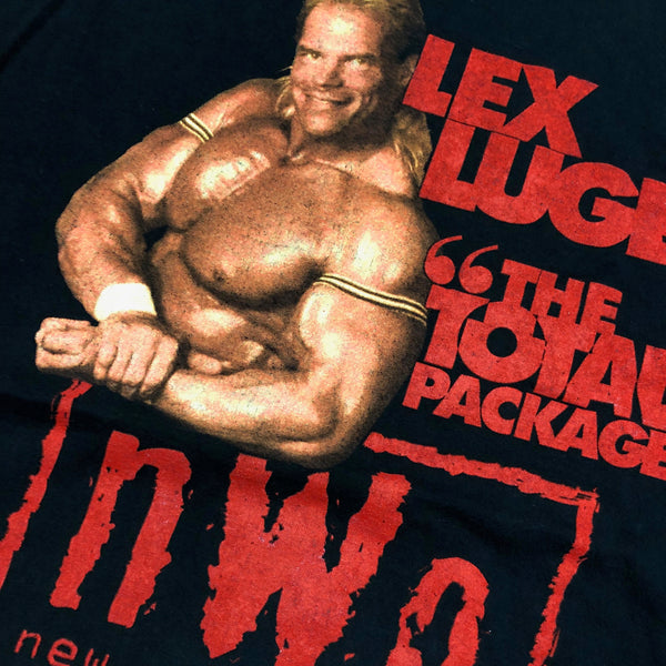 1998 WCW Lex Luger The Total Package Single Stitch Shirt Size X-Large - Beyond 94
