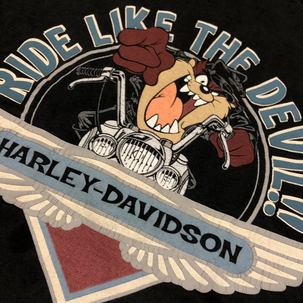 Vintage 90s Taz Harley Davidson Shirt Size X-Large - Beyond 94