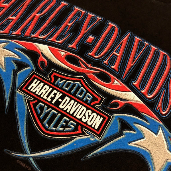 1998 Harley Davidson USA Decal Shirt Size Large - Beyond 94
