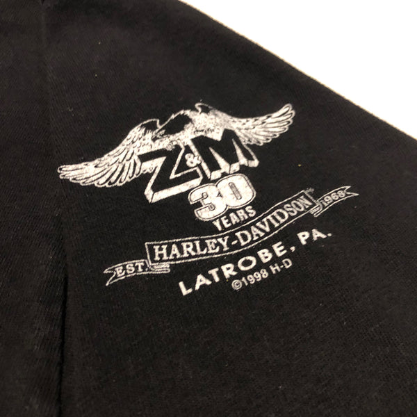 1998 Harley Davidson USA Decal Shirt Size Large - Beyond 94