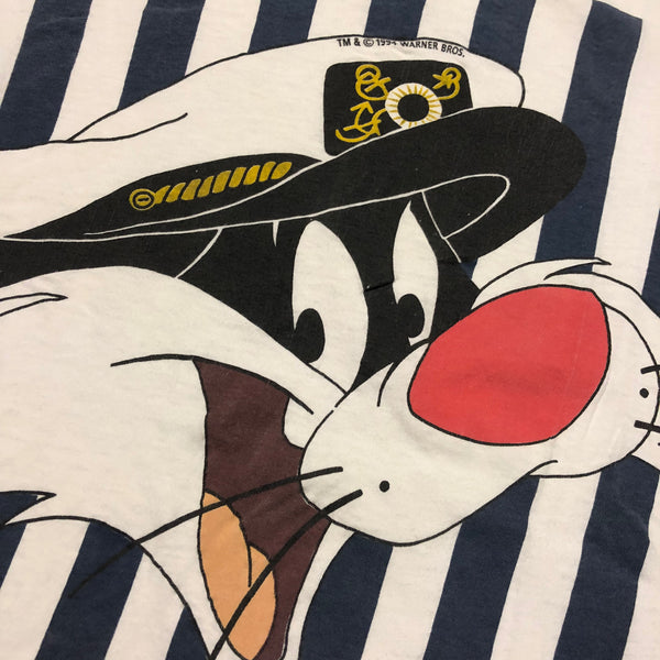 1994 Looney Tunes Sylvester The Cat Single Stitch Shirt Size X-Large - Beyond 94