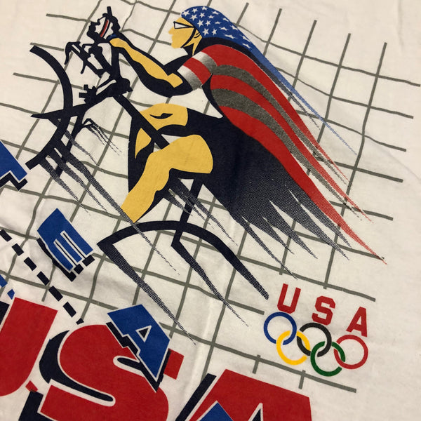 Vintage 90s Team USA Tank Top Shirt Size Large - Beyond 94