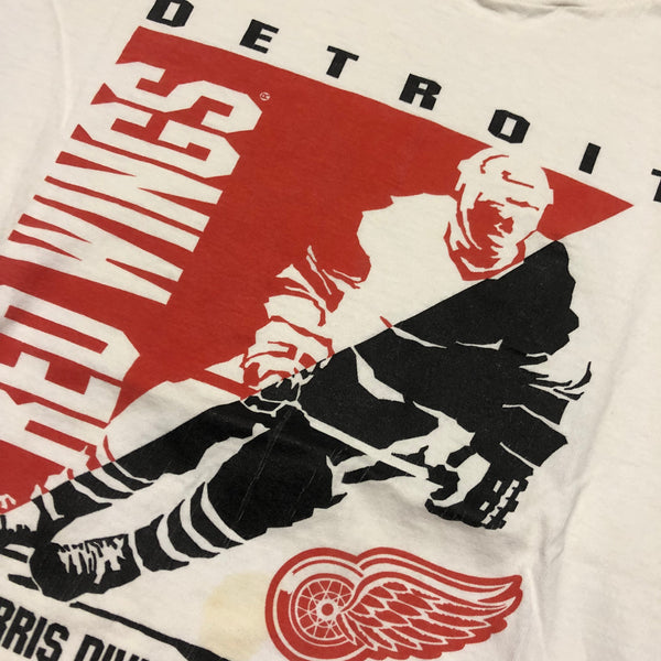 1989 Detroit Red Wings Norris Division Champions Single Stitch Shirt Size Small - Beyond 94