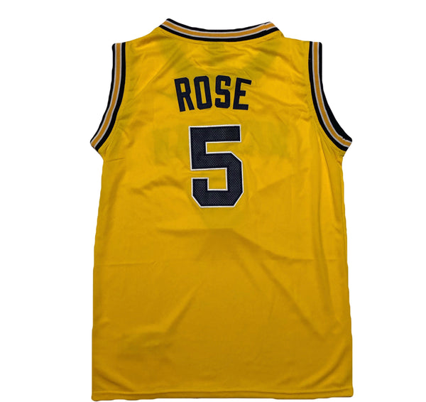 Vintage 90s Michigan Wolverines Jalen Rose Jersey Size Large - Beyond 94