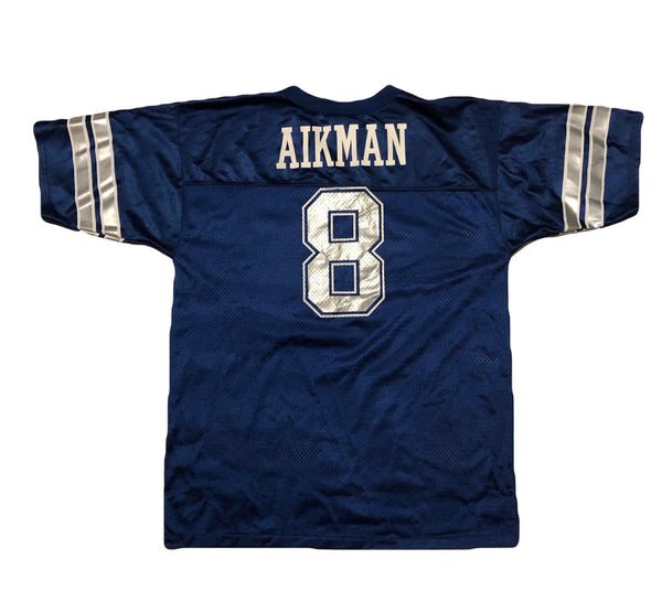 Vintage 90s Dallas Cowboys Troy Aikman Jersey Size Small (Youth X-Large) - Beyond 94