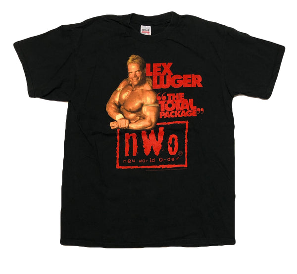 1998 WCW Lex Luger The Total Package Single Stitch Shirt Size X-Large - Beyond 94