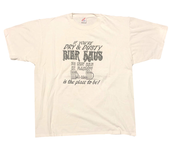 Vintage 90s Harley Davidson Bier Haus Nite Single Stitch Shirt Size XX-Large