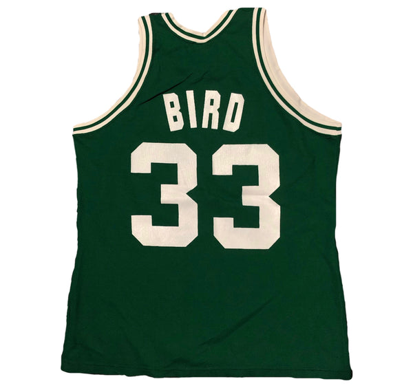 Vintage 80s Celtics Larry Bird Sand-Knit Jersey Size Large - Beyond 94