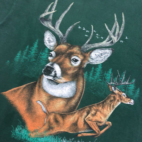Vintage 90s Deer Buck Shirt Size Large - Beyond 94