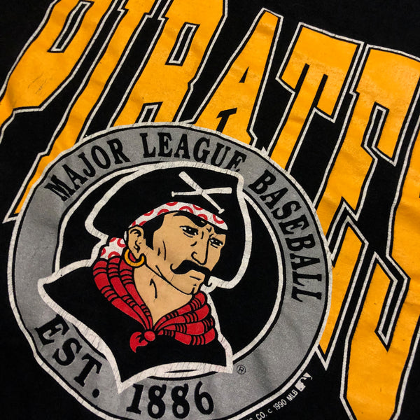 1990 Pittsburgh Pirates Single Stitch Shirt Size Large - Beyond 94