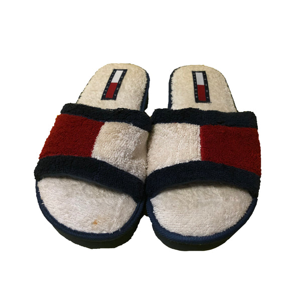 Vintage 90s Tommy Hilfiger Big Flag Slipper Shoes | Beyond 94
