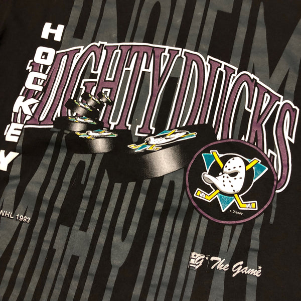 1993 Anaheim Mighty Ducks Single Stitch Shirt Size Large - Beyond 94