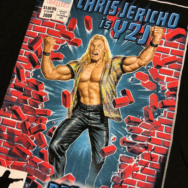 2000 WWF Chris Jericho Cartoon Shirt Size Large - Beyond 94