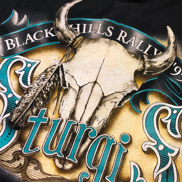 1995 Sturgis Black Hills Rally 3D Emblem Shirt Size X-Large - Beyond 94
