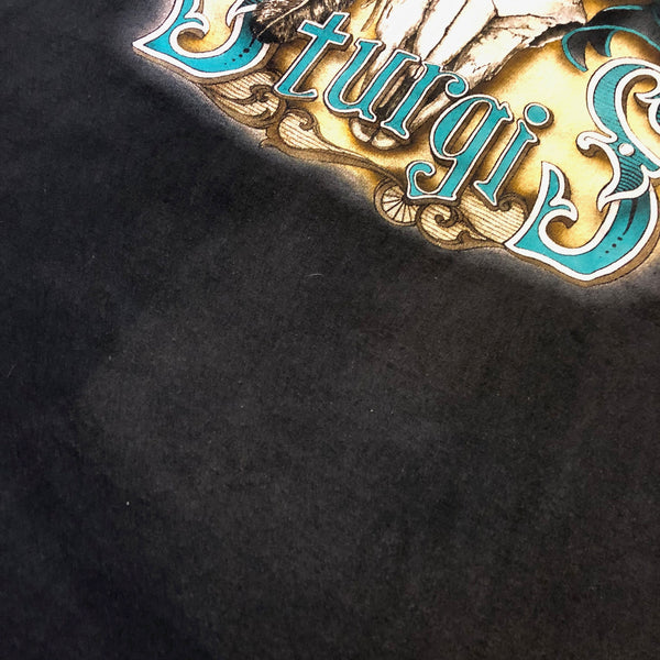 1995 Sturgis Black Hills Rally 3D Emblem Shirt Size X-Large - Beyond 94