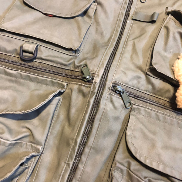 Vintage Ideal Fly Fishing Made In USA Jacket Size Medium