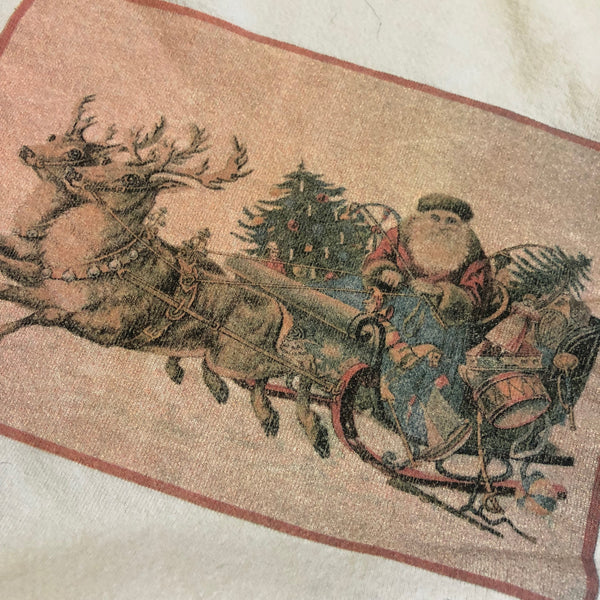 1994 Smithsonian Museum Santa Sweatshirt Size Large - Beyond 94
