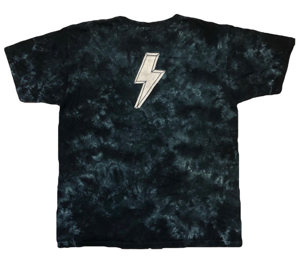 Vintage 2001 AC/DC Back In Black Tie Dye Shirt | Beyond 94