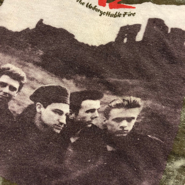 Vintage 1985 U2 The Unforgettable Fire Tour Shirt | Beyond 94