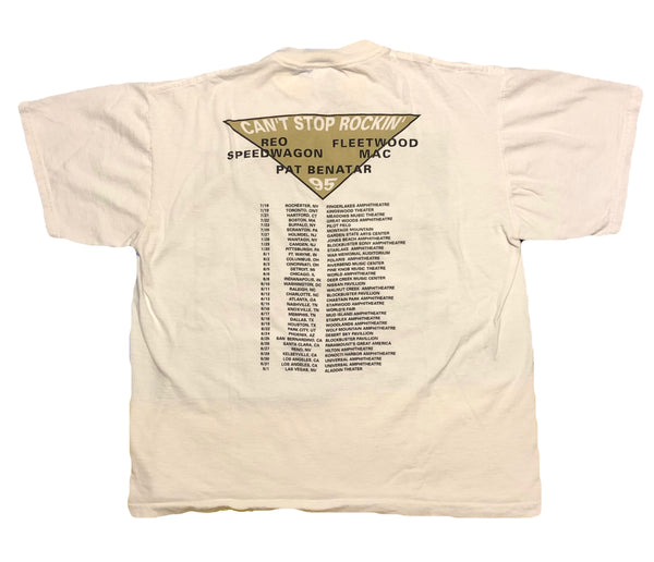 1995 REO Speedwagon Can't Stop Rockin' Tour Single Stitch Shirt Size X-Large