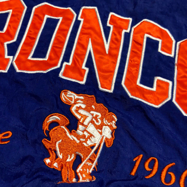 Vintage 90s Denver Broncos Champion Pullover Jacket Size X-Large