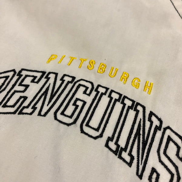 Vintage 90s Pittsburgh Penguins Starter Windbreaker Jacket Size X-Large