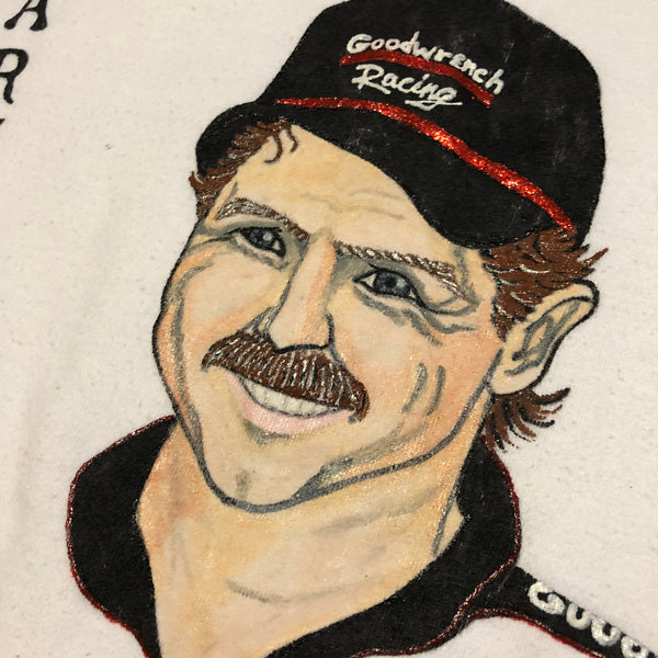 Vintage 90s Dale Earnhardt Nascar Homemade Sweatshirt Size X-Large