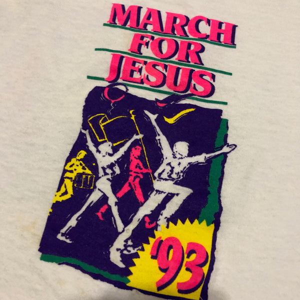 1993 March For Jesus Single Stitch Shirt Size Large