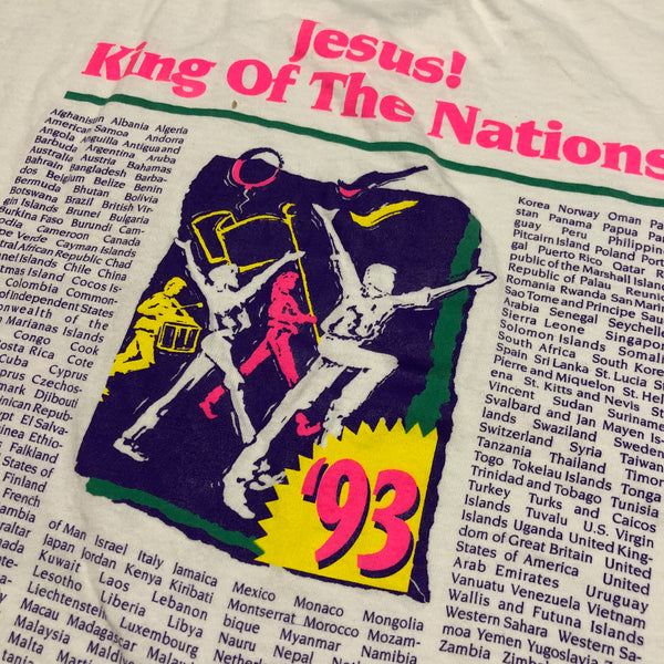 1993 March For Jesus Single Stitch Shirt Size Large
