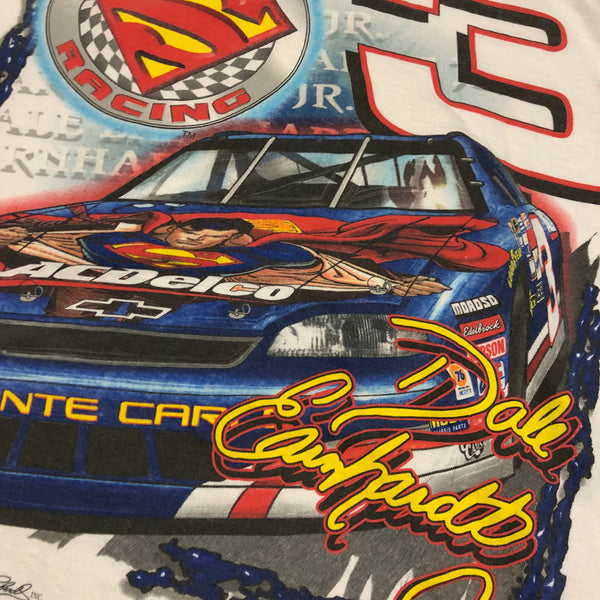 1999 Dale Earnhardt Jr Superman Nascar Racing Shirt Size X-Large