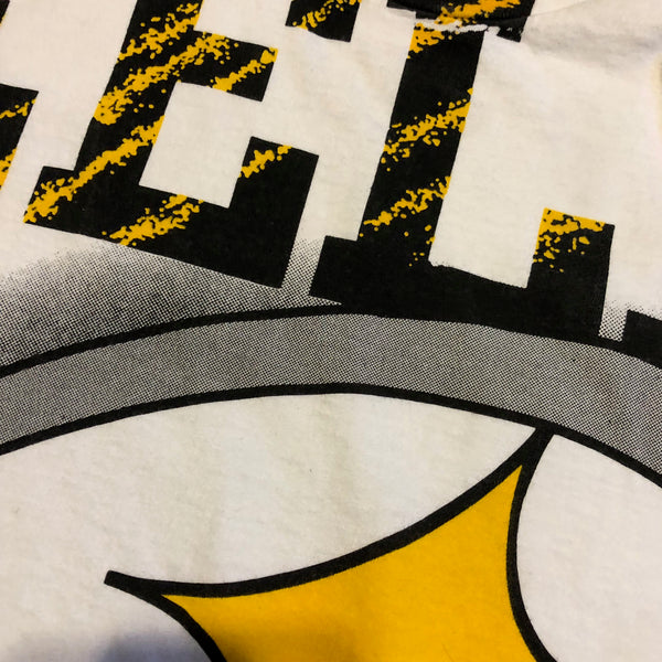 1993 Pittsburgh Steelers Magic Johnson T's Single Stitch Shirt Size Large