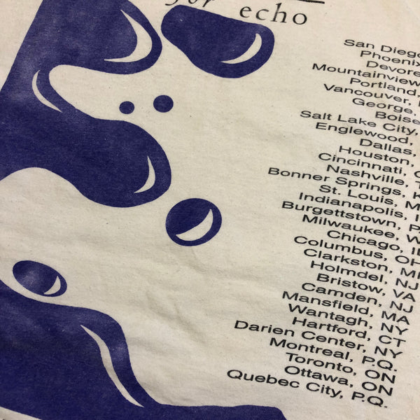 1996 Rush Test For Echo Tour Single Stitch Shirt Size X-Large