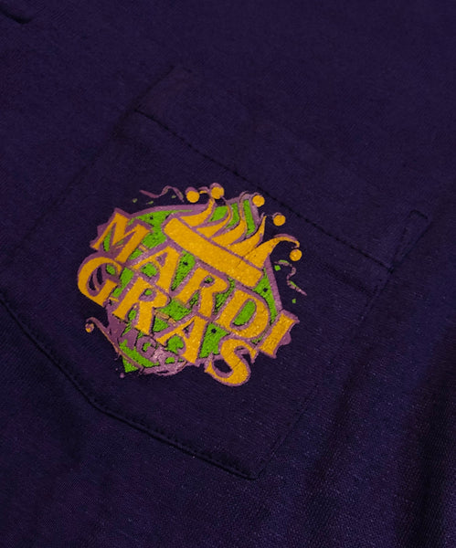 Vintage 80s Mardi Gras Polo Shirt | Beyond 94