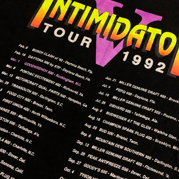 1992 Dale Earnhardt Intimidator V Racing Single Stitch Shirt Size Large