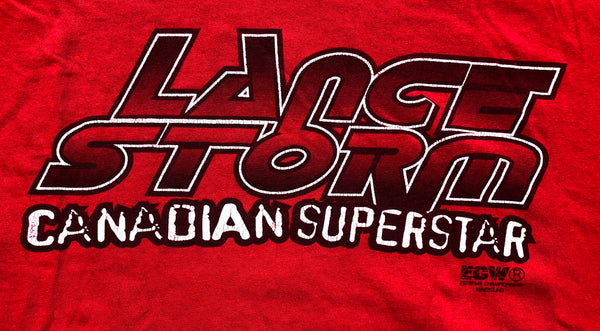 ECW Lance Storm "Canadian Superstar" Shirt Red X-Large - Beyond 94