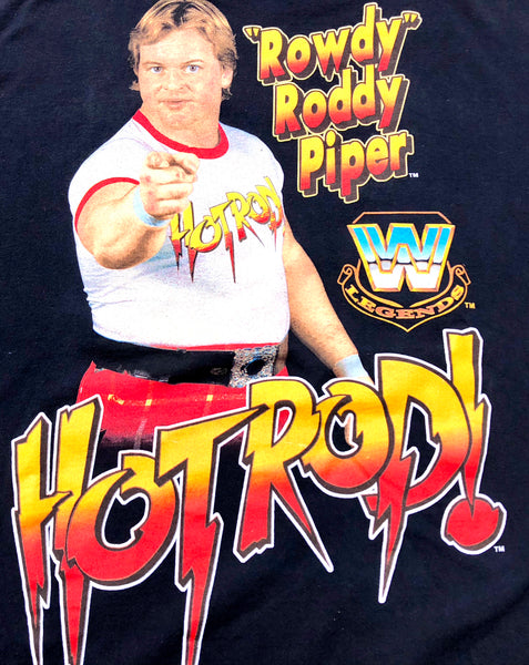 2007 WWE Rowdy Roddy Piper "Hot Rod" Shirt X-Large Black - Beyond 94