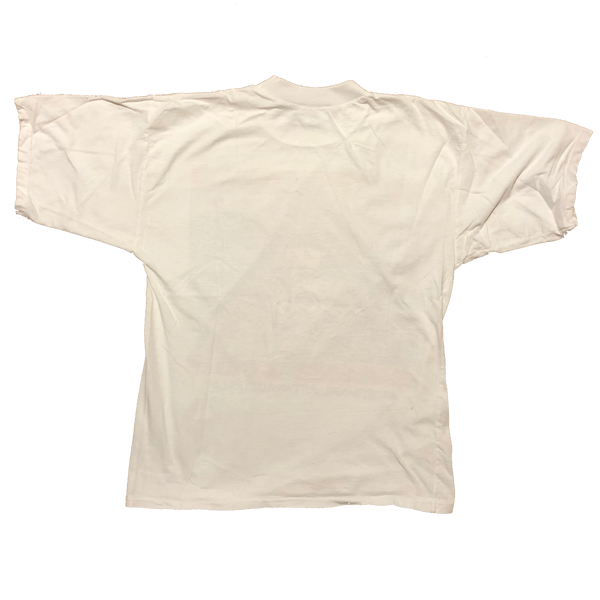 1989 Single Stitch Aboriginal Art Australian Shirt White Size Medium - Beyond 94