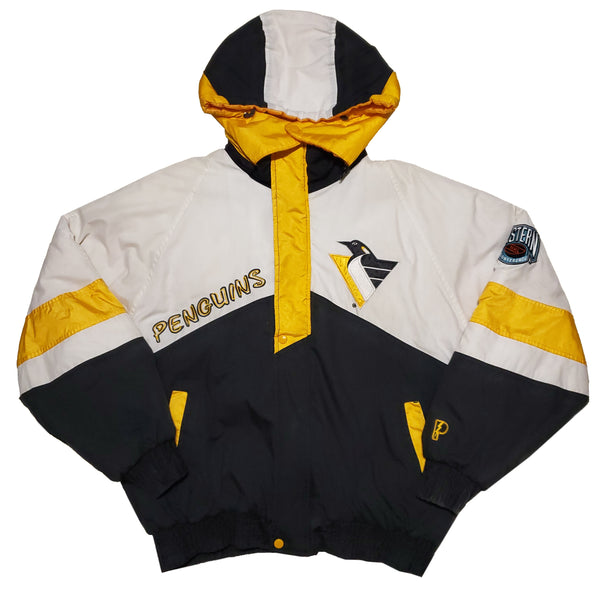 Vintage 90s Pittsburgh Penguins Pro Player Puffer Jacket | Beyond 94