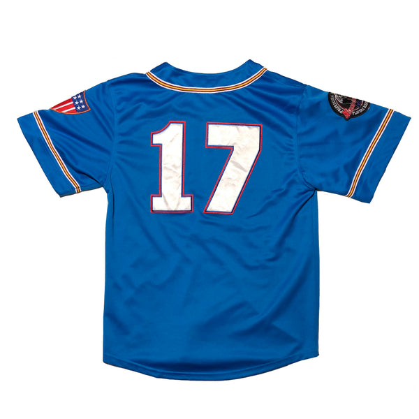 Vintage NWT St. Louis Stars Negro League Jersey #17 Blue Size Large - Beyond 94